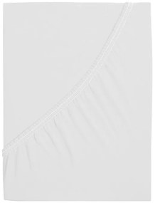 Cearceaf jersey pentru patutul copilului EXCLUSIVE 60x120 cm alb