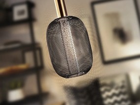 Pendul LED design modern Micron negru/auriu