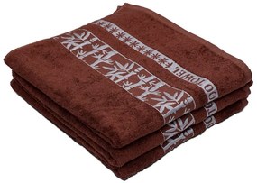 Prosop de baie din fibra de bambus maro BAMBOO 70 x 140 cm, 70% fibră de bambus | 30% bumbac