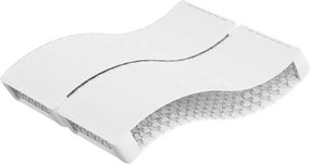 vidaXL Saltea cu arcuri bonnell, fermitate medie, 140x200 cm