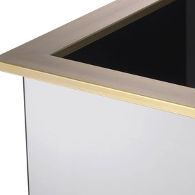 Ghiveci design LUX Moorea, oglinda fumurie-alama 114354 HZ