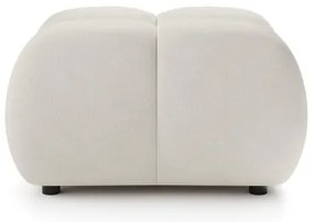 Taburet tapițat ALMADA 72x72 cm, bej