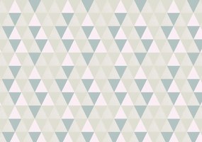 Fototapet - Triunghiuri culoarea măslin (152,5x104 cm), în 8 de alte dimensiuni noi