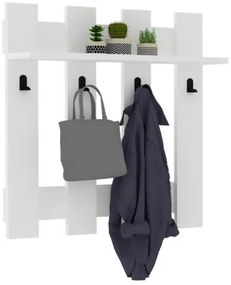 Cuier de perete CARINA 70x70 cm alb