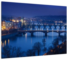 Tablou cu podurile din Praga (70x50 cm)