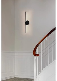 Aplică de perete neagră LED cu intensitate reglabilă din metal Omni Wall – UMAGE