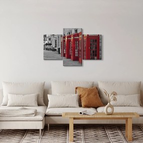 Tablou - Cutii telefonice din Londra (90x60 cm)