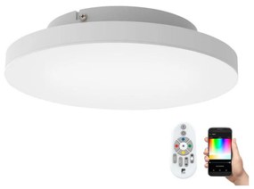 Plafonieră LED RGB dimabilă Eglo 99118 TURCONA-C LED/15W/230V + telecomandă