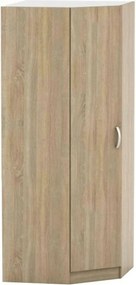 Dulap BETTY 2 BE02-016-00, stejar sonoma, PAL laminat, cu o usa, 90x90