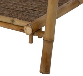 Etajeră în culoare naturală din bambus 48x152x50 cm Manali – Ixia