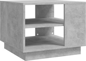 vidaXL Măsuță de cafea, gri beton, 55x55x43 cm, lemn prelucrat