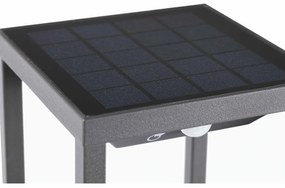 Stalp LED solar iluminat exterior cu senzor de miscare IP54 SAURA