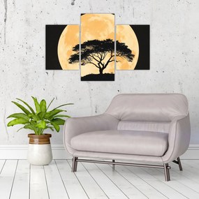 Tablou – Arbore în lună plină aurie II. (90x60 cm)