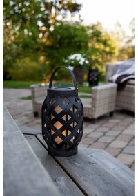 Felinar Star Trading Flame Lantern, înălțime 23 cm, negru