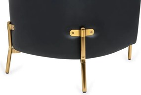 Fotoliu modern ultra confortabil Black-Gold