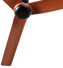 Ventilator de tavan cu telecomanda PUNT M negru/nuc