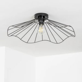 Brilagi - Lustră LED montată pe tavan CERIA WIRE 1xE27/40W/230V diam. 60 cm negru
