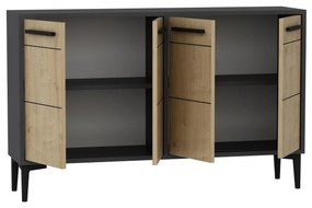 Comodă Daduko (antracit + stejar zafir) . 1095294