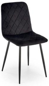 Scaun K525 velvet negru