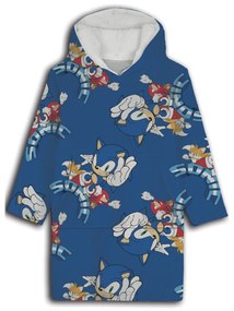 Sonic Ariciul Pătură polară de pluș pentru îmbrăcat, Poncho