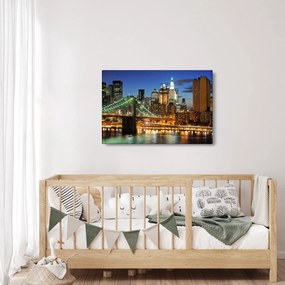 Tablou - Pod cu New York (90x60 cm)