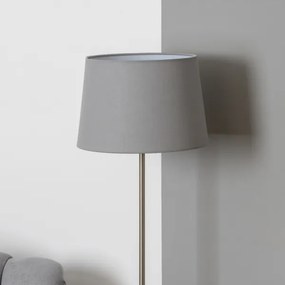 Brilagi - Lampadar LED CERIA, 1x E27, 40 W, 230 V, Ø 30 cm, gri/crom mat