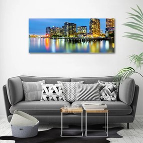 Imprimare tablou canvas New york, pe timp de noapte
