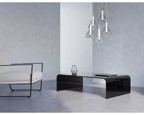 Lustră albă LED cu abajur din sticlă ø 55 cm Cipera – CINQUE