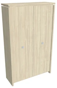 Dulap înalt pentru haine Verno 128 x 46 x 210 cm, salcâm