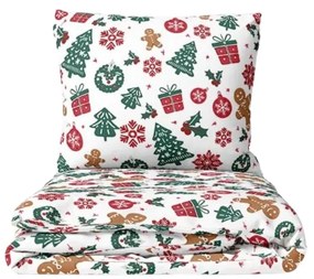 Lenjerie de pat din bumbac MERRY MOOD albă Dimensiune lenjerie de pat: 70 x 90 cm | 140 x 200 cm