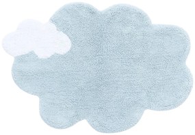 Covor pentru copii albastru deschis lavabil/țesut manual din bumbac 70x100 cm Mini Dream – Lorena Canals
