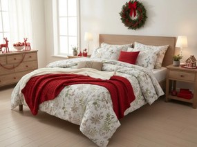 Lenjerie de pat din bumbac Renforce FLORWELLA albă Dimensiune lenjerie de pat: 70 x 90 cm | 140 x 220 cm