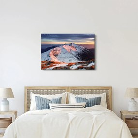 Tablou - Panoramă montană de iarnă II. (90x60 cm)