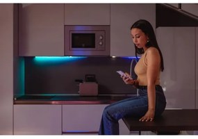 Bandă LED RGB de extensie LINE 100xLED 1,5m Wi-Fi Twinkly TWL100ADP-B