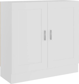 vidaXL Bibliotecă, alb, 82,5x30,5x80 cm, lemn prelucrat