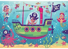 PUZZLE SI JOC BARCA PIRATILOR, 2X24 PIESE - RAVENSBURGER (RVSPC05592)