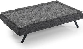 Canapea extensibila moderna 185x89x90 cm – stofa gri – Monaco