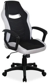 Fotoliu birou Lorelle (negru + gri). Promo -6%. 805285