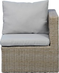 Set mobilier de grădină bej/maro deschis pentru 2 persoane Modular – Unique Furniture