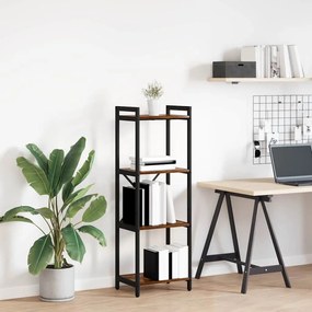vidaXL Bibliotecă Stejar afumat 40 x 30 x 118 cm Lemn