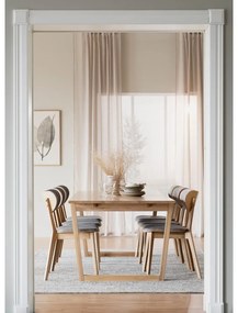 Scaune de dining gri 2 buc. Kato - Rowico