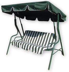 Balansoar de grădină Happy Green Stripy II