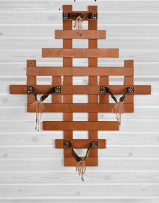 Raft flori Barca Homs 82 X 72 X 8 cm, maro