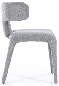 Scaun Dave din Tesatura, metal si lemn antracit