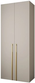 Dulap de haine 100 cm Carmela 40-3 (Cașmir + Auriu). 1126592