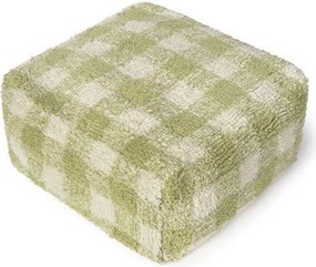 Fotoliu puf pentru copii verde Vichy – Lorena Canals