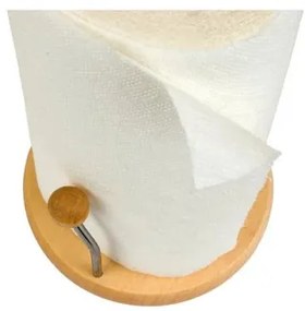 Suport din lemn pentru rola bucatarie (1 rola hartie inclusa), President
