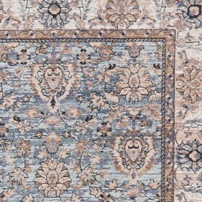 Covor tip traversă albastru/crem 80x300 cm Vintage – Think Rugs