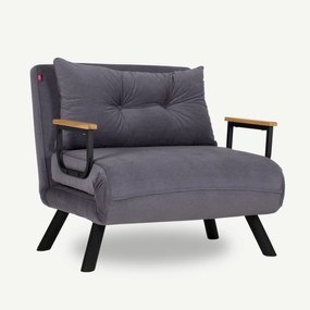 Fotoliu Sando Single Grey
