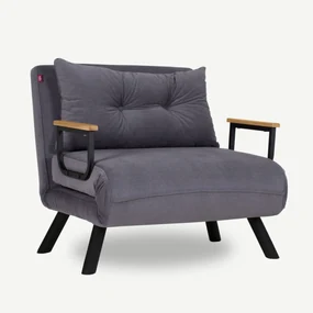 Fotoliu Sando Single Grey
